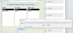Access Error on Report Filter after Using Comparison Operators on filter string 1 item selected .JPG