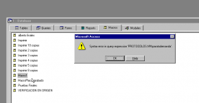 3. Error during export query.png
